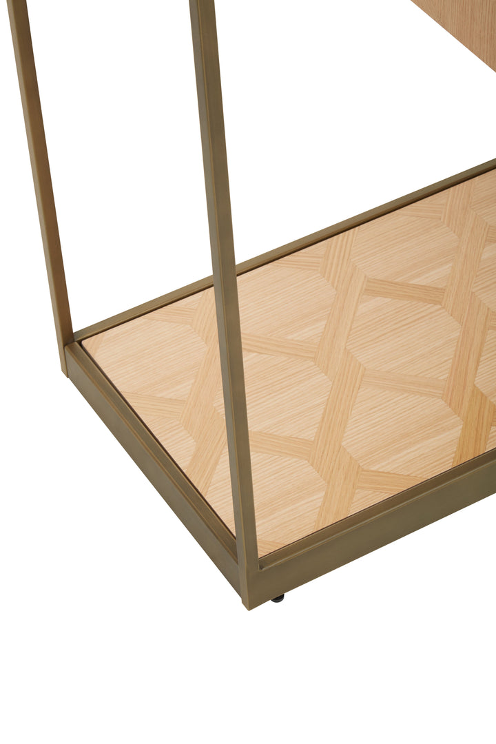 Grenoble Bookshelf in Brown Wood Finish