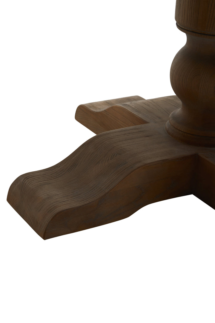 Parkside Round Dining Table in Oak Finish