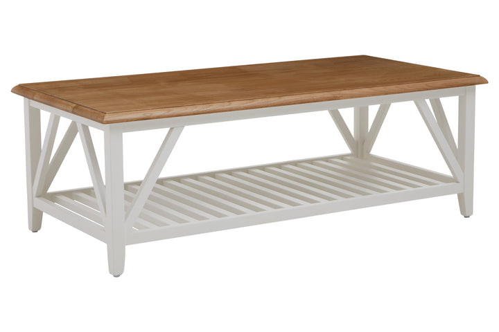 Parkside Coffee Table in Natural Wood Finish