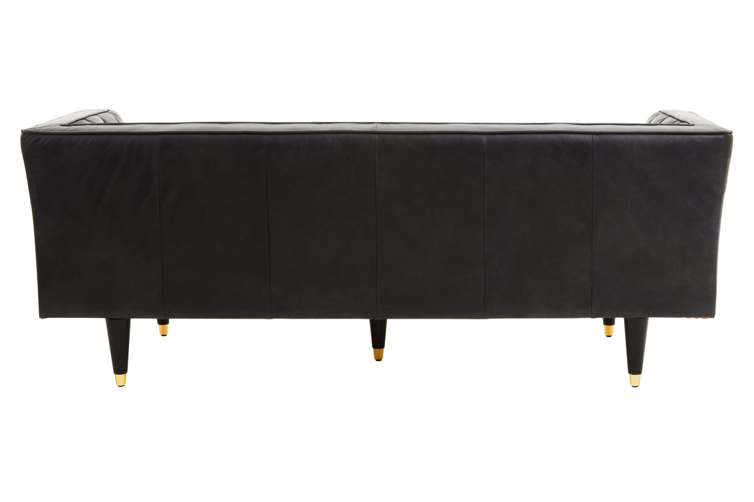 King Three-Seater Sofa with Flared Arms
