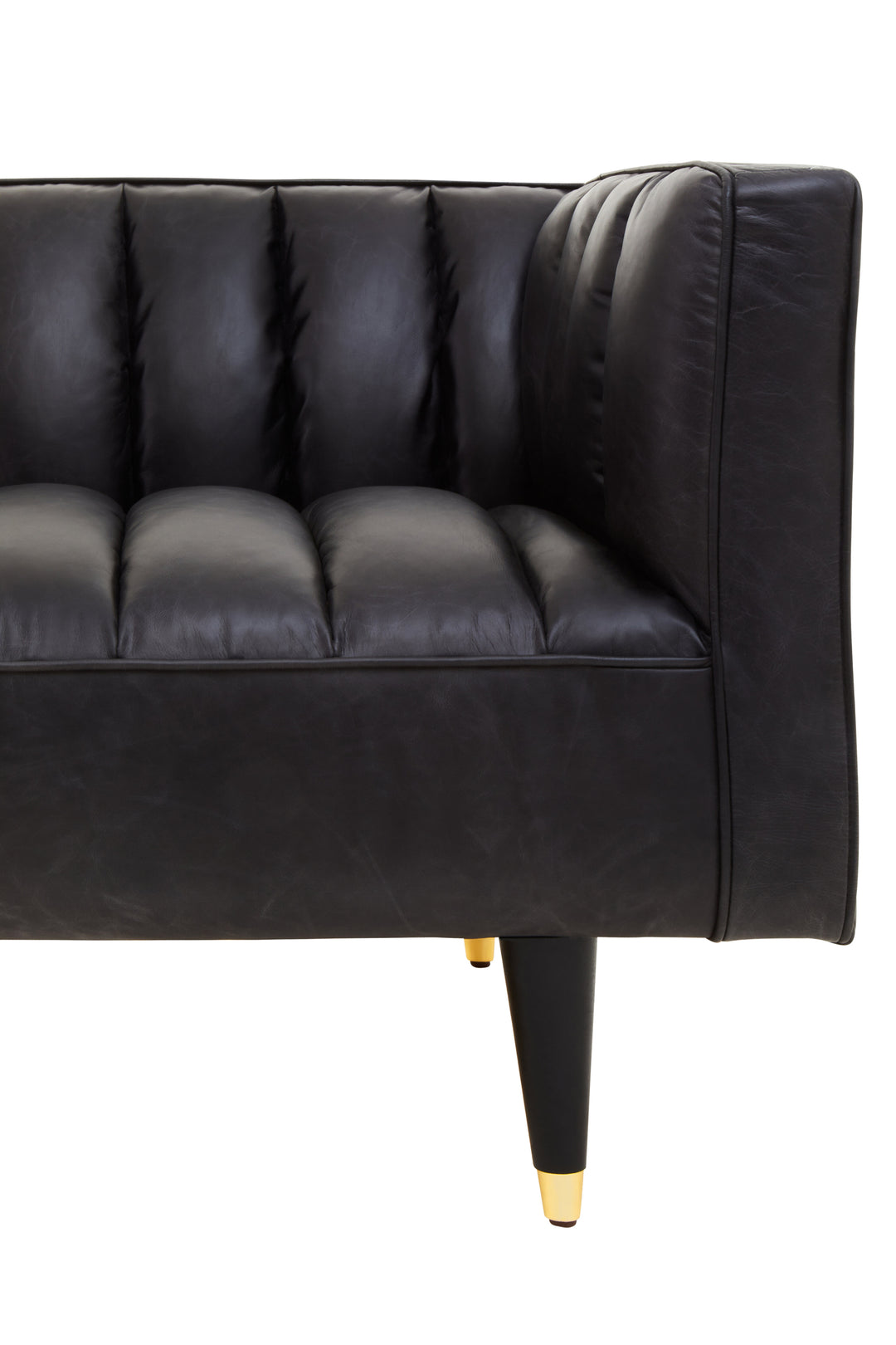 King Three-Seater Sofa with Flared Arms