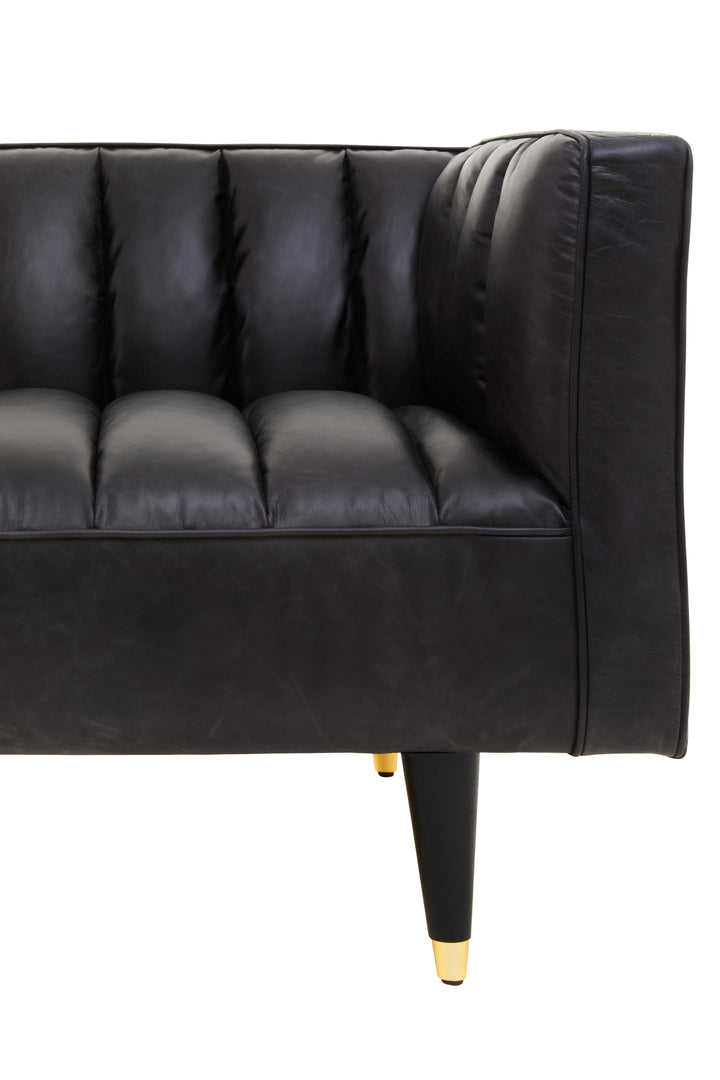 King Three-Seater Sofa with Flared Arms