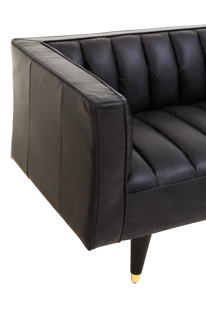 King Three-Seater Sofa with Flared Arms