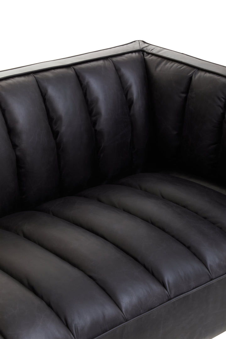 King Three-Seater Sofa with Flared Arms