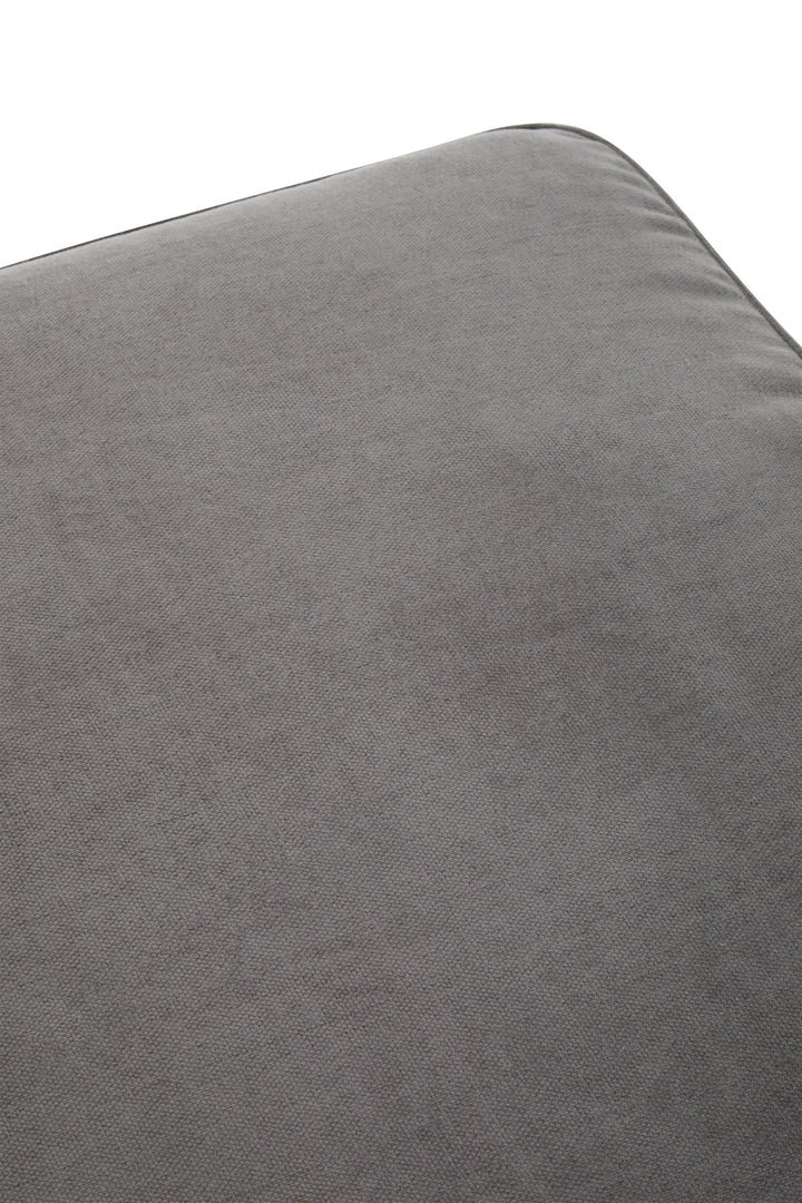 Spencer Grey Upholstered Fabric Footstool