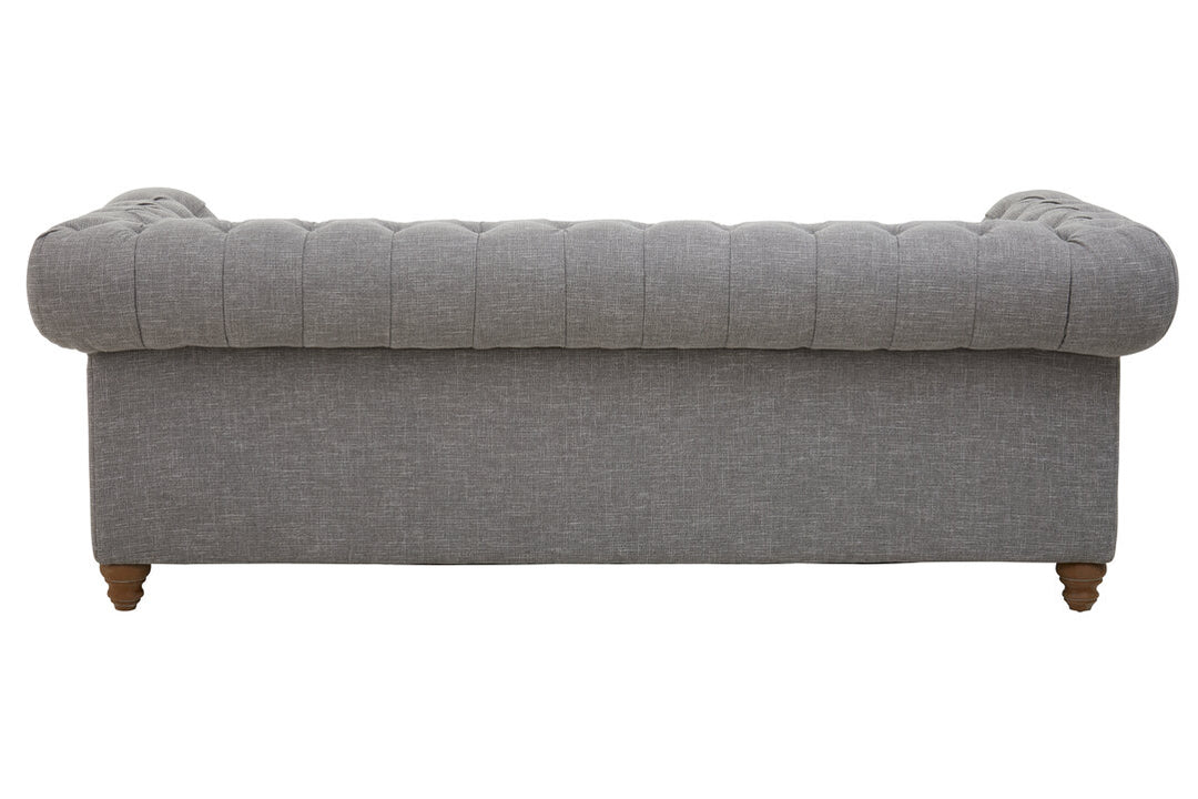 Marina Linen Sofa – Grey (3 Seat)