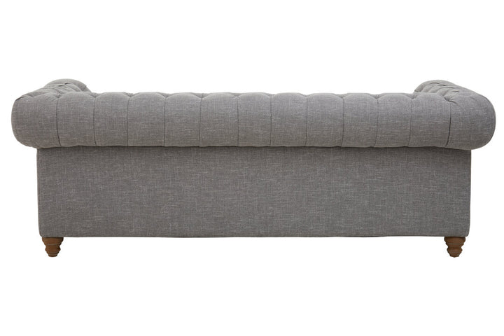 Marina Linen Sofa – Grey (3 Seat)