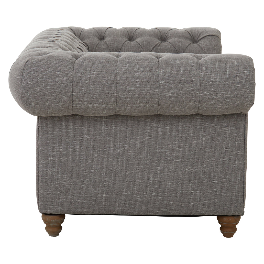 Marina Linen Sofa – Grey (2 Seat)