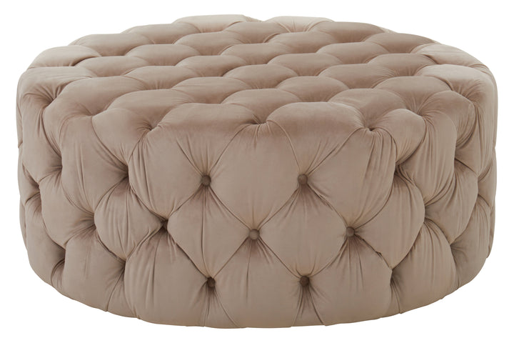 Suri Round Upholstered Stool