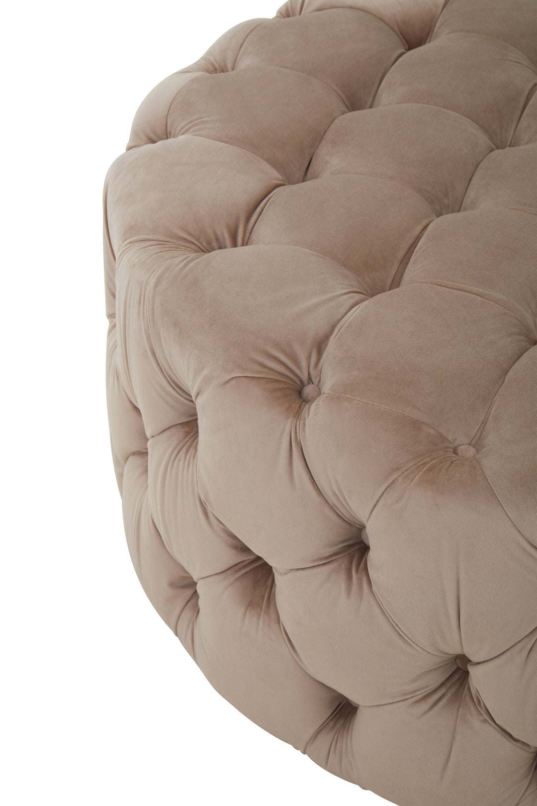 Suri Round Upholstered Stool