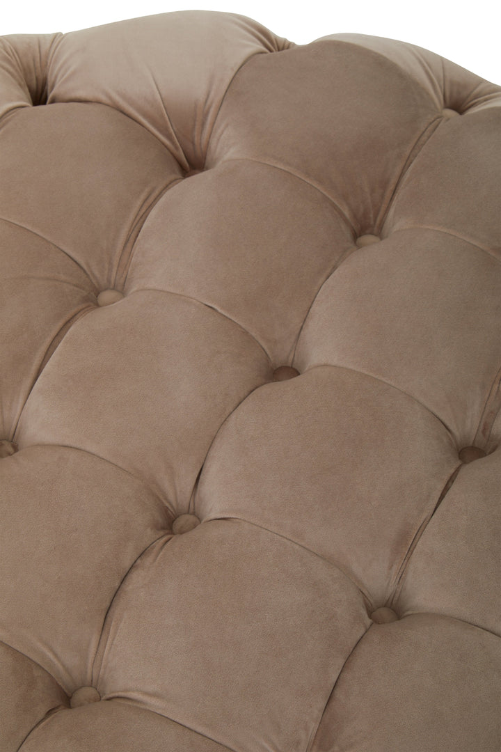 Suri Round Upholstered Stool