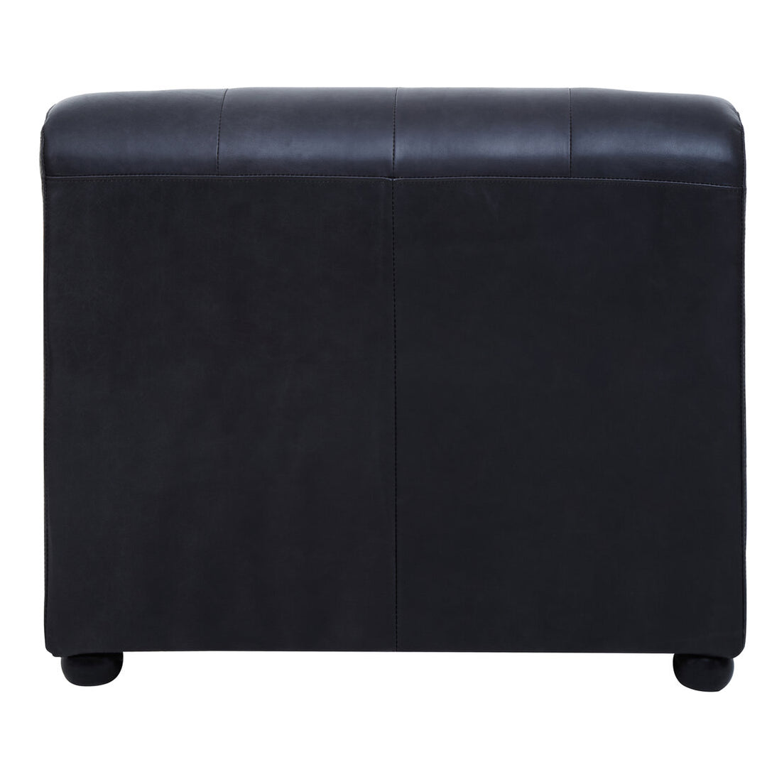 Linea Stone Velvet Storage Ottoman Bench