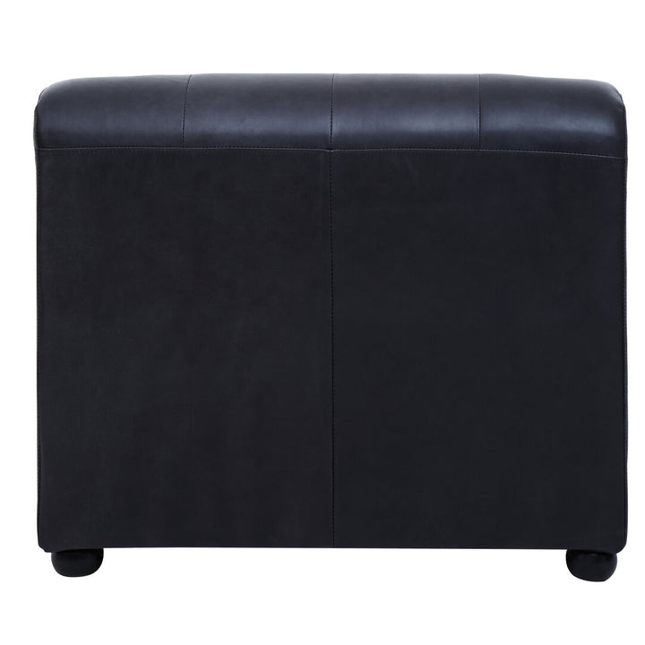 Linea Stone Velvet Storage Ottoman Bench
