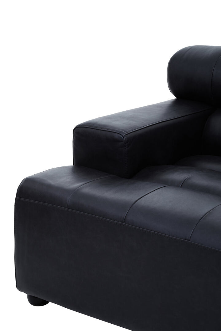 Linea Stone Velvet Storage Ottoman Bench