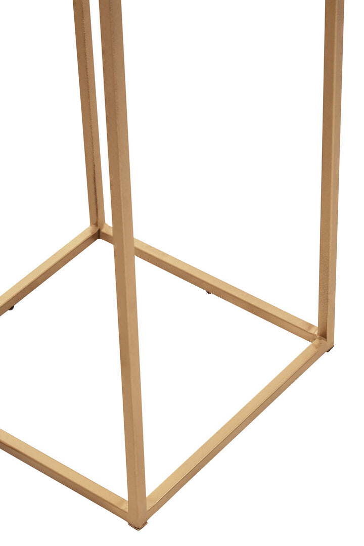 Kingsley White Marble Square Nest (Set of 2)