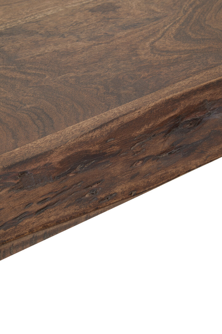 Ether Dining Table – Natural & Silver