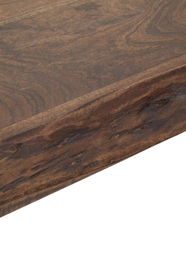 Ether Dining Table – Natural & Silver