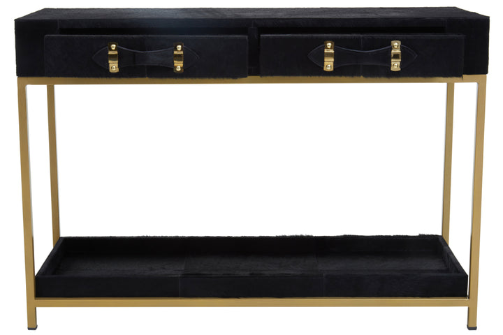Kensington Townhouse Hair-On-Hide Console Table