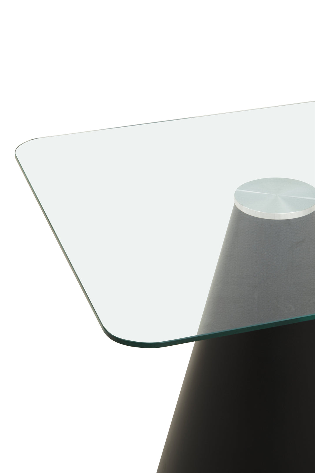 Azalea Dining Table – Square with Clear Glass Top