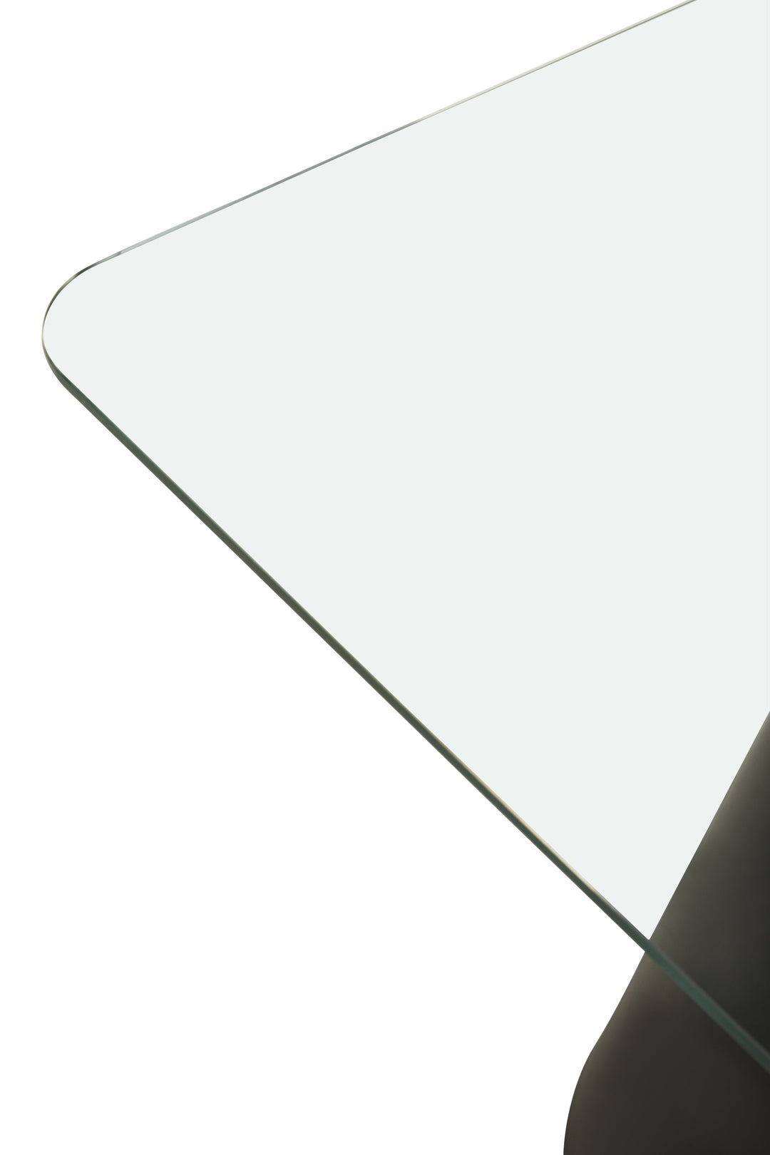 Azalea Dining Table – Square with Clear Glass Top