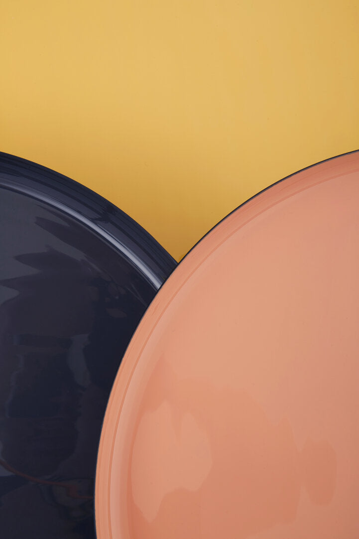 Clarendon Gold & Black Tray Table Set (3)