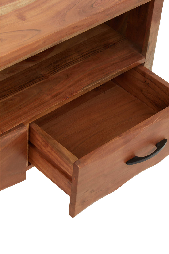 Nashik 3-Drawer Acacia Media Unit