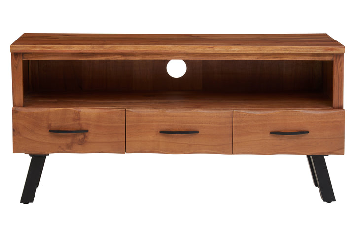 Nashik 3-Drawer Acacia Media Unit