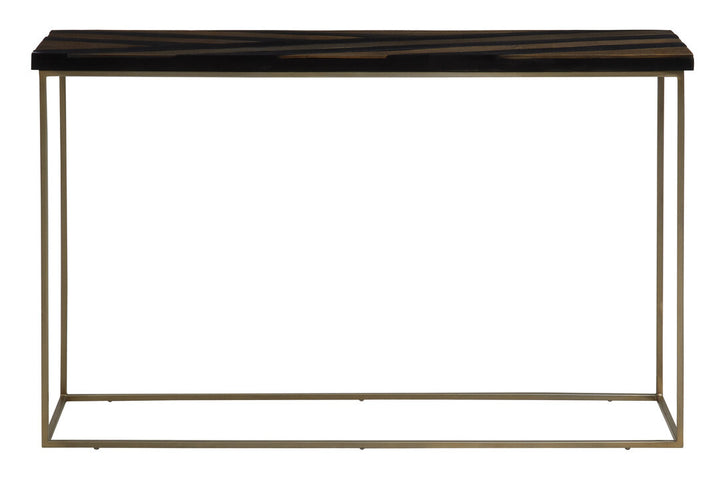 Beaconsfield Black & Gold Console Table – Luxury Contemporary Hallway Table