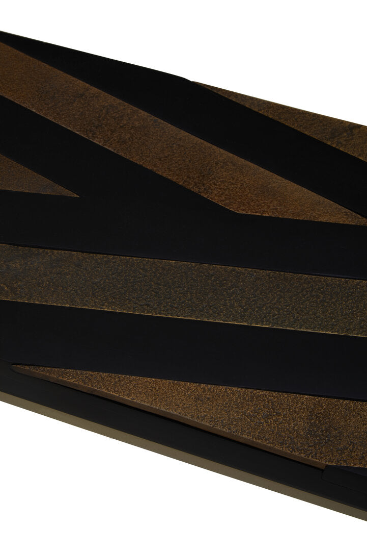 Beaconsfield Black & Gold Console Table – Luxury Contemporary Hallway Table