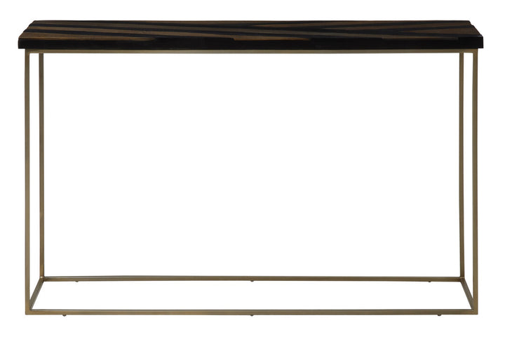 Beaconsfield Black & Gold Console Table – Luxury Contemporary Hallway Table
