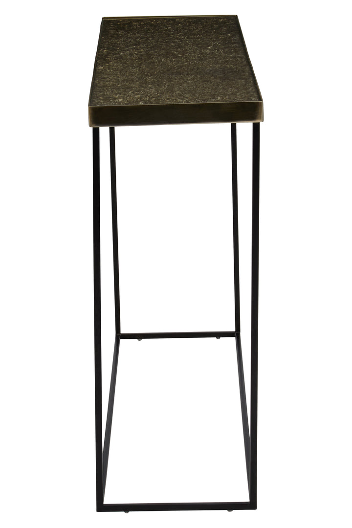 Akola Console Table in Gold Finish