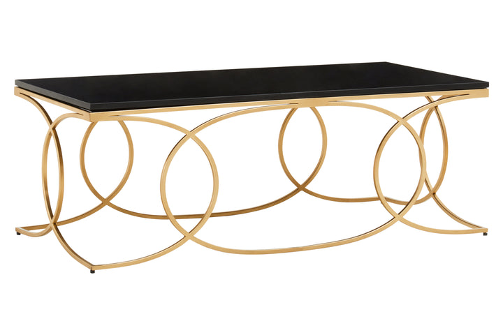 Kia Coffee Table in Black Finish