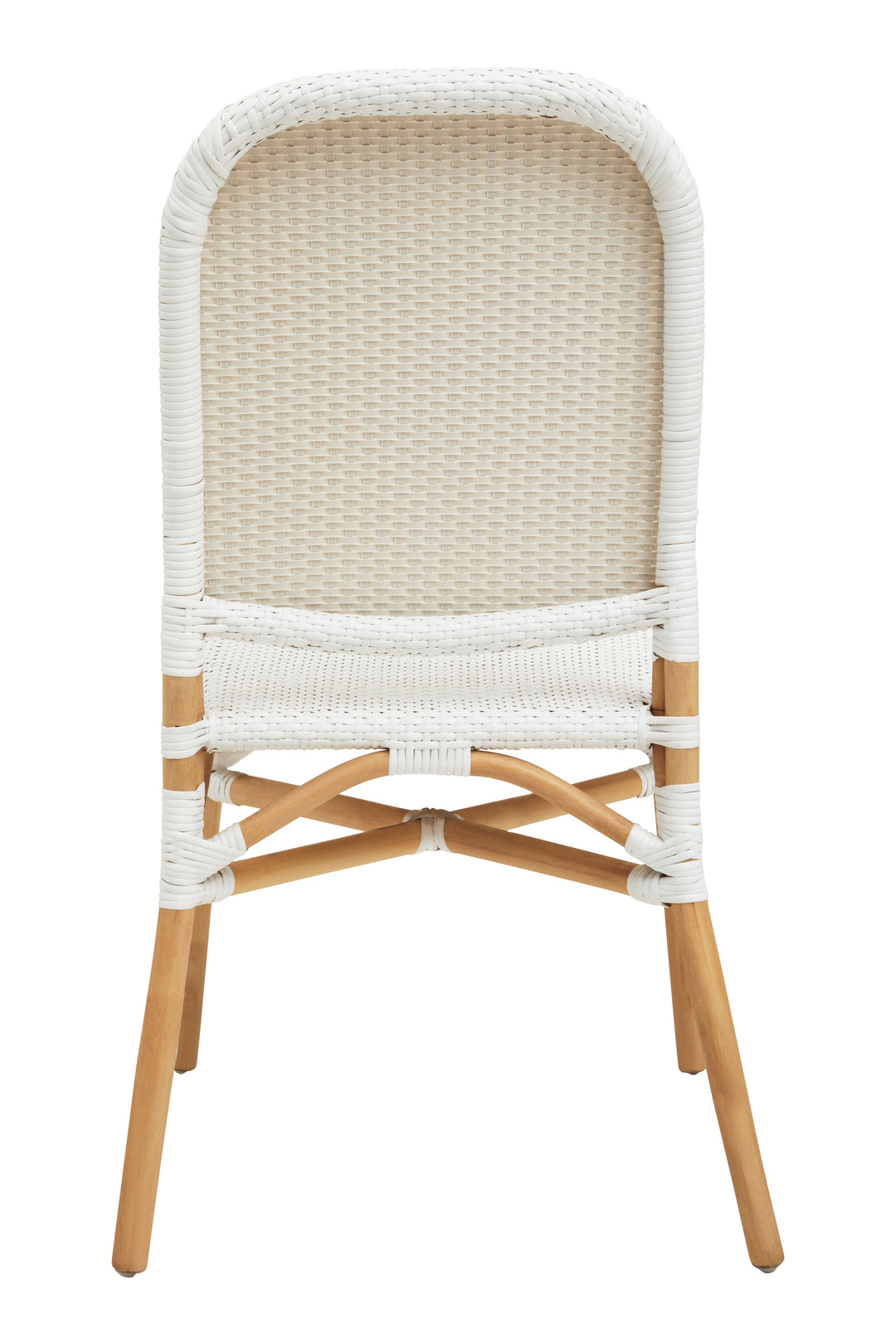 Manado Natural & White Rattan Dining Chair