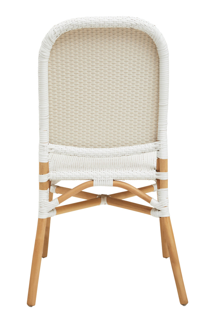 Manado Natural & White Rattan Dining Chair