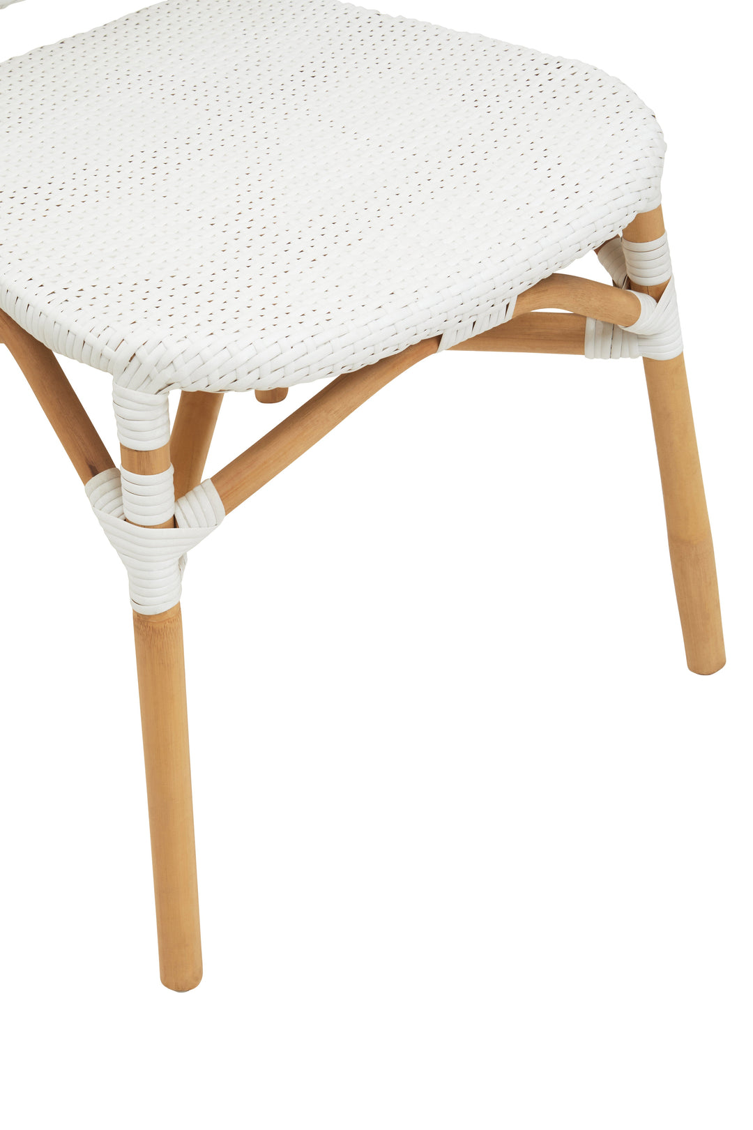 Manado Natural & White Rattan Dining Chair