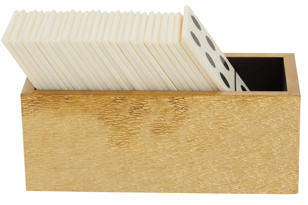 Churchill White & Gold Dominoes with White Tiles