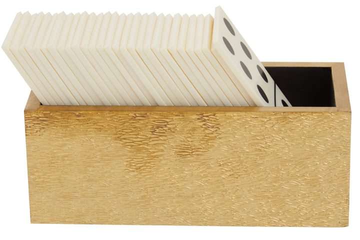 Churchill White & Gold Dominoes with White Tiles