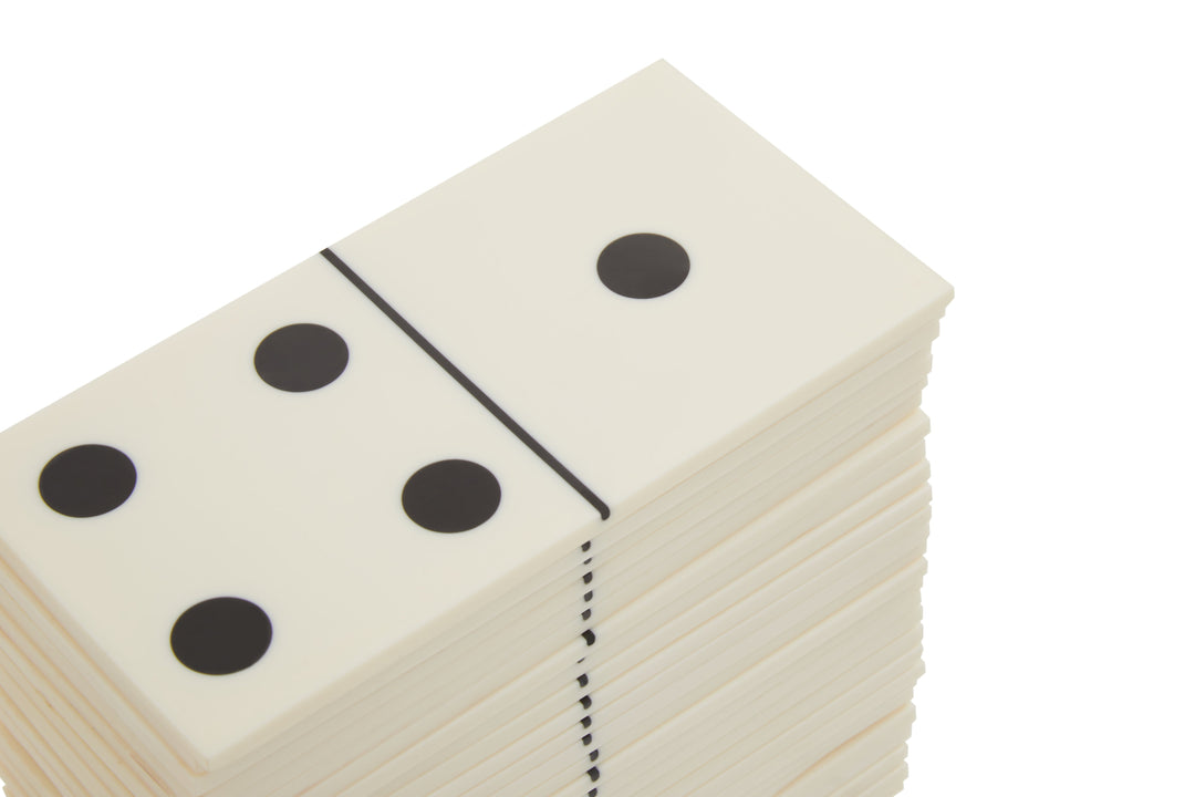 Churchill White & Gold Dominoes with White Tiles