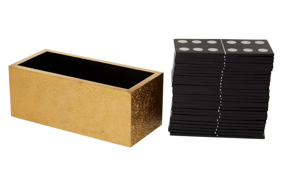 Churchill Gold Dominoes Luxury Game Set