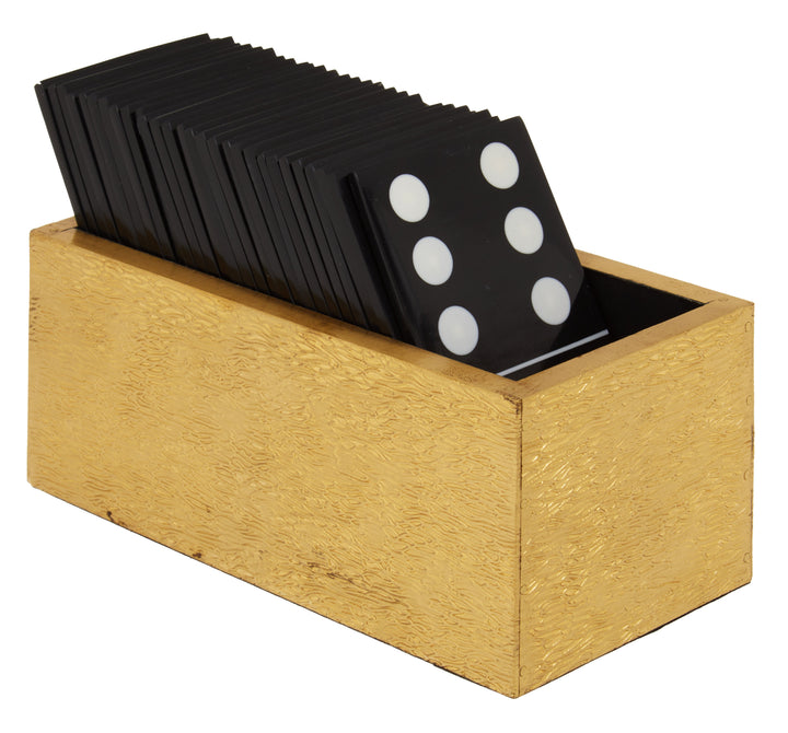 Churchill Gold Dominoes Luxury Game Set