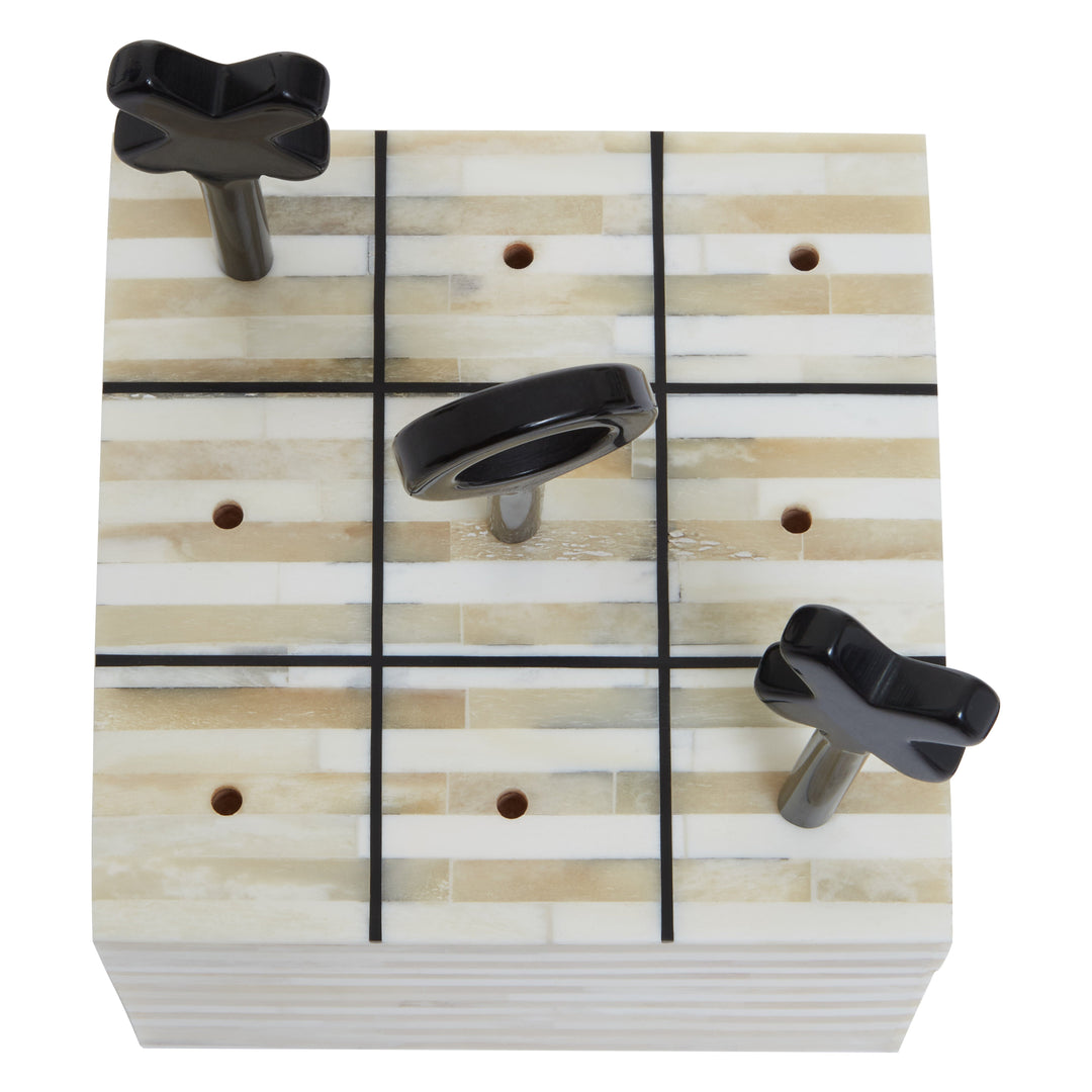 Churchill Cream & Black Bone Noughts and Crosses