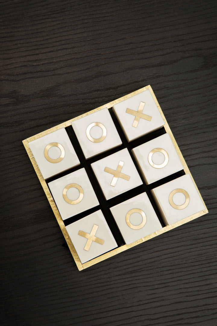 Churchill Cream & Black Bone Noughts and Crosses