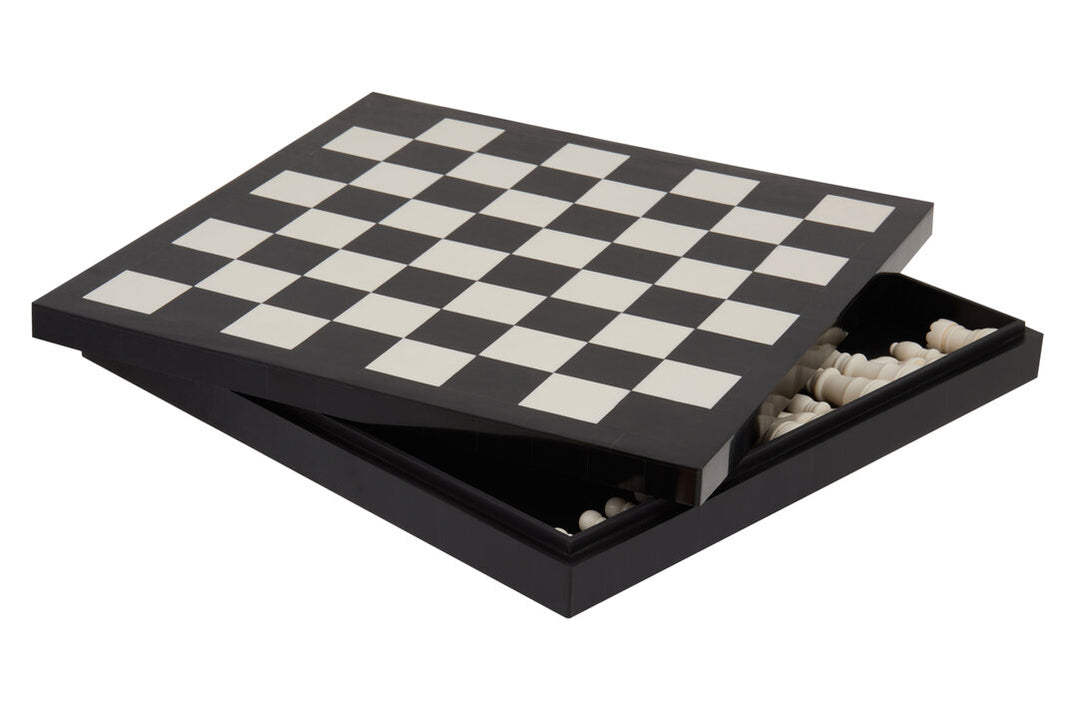 Stanhope Games Chess Set – Black & White