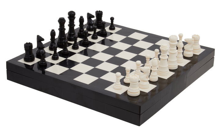 Churchill Black & White Classic Chess Set