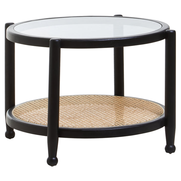 Cebu Coffee Table with Natural Wood Finish and Open Frame