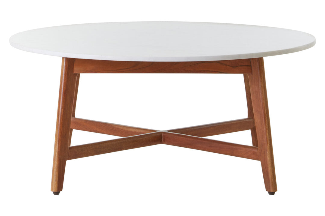 Isola Round Dining Table – Clear Glass