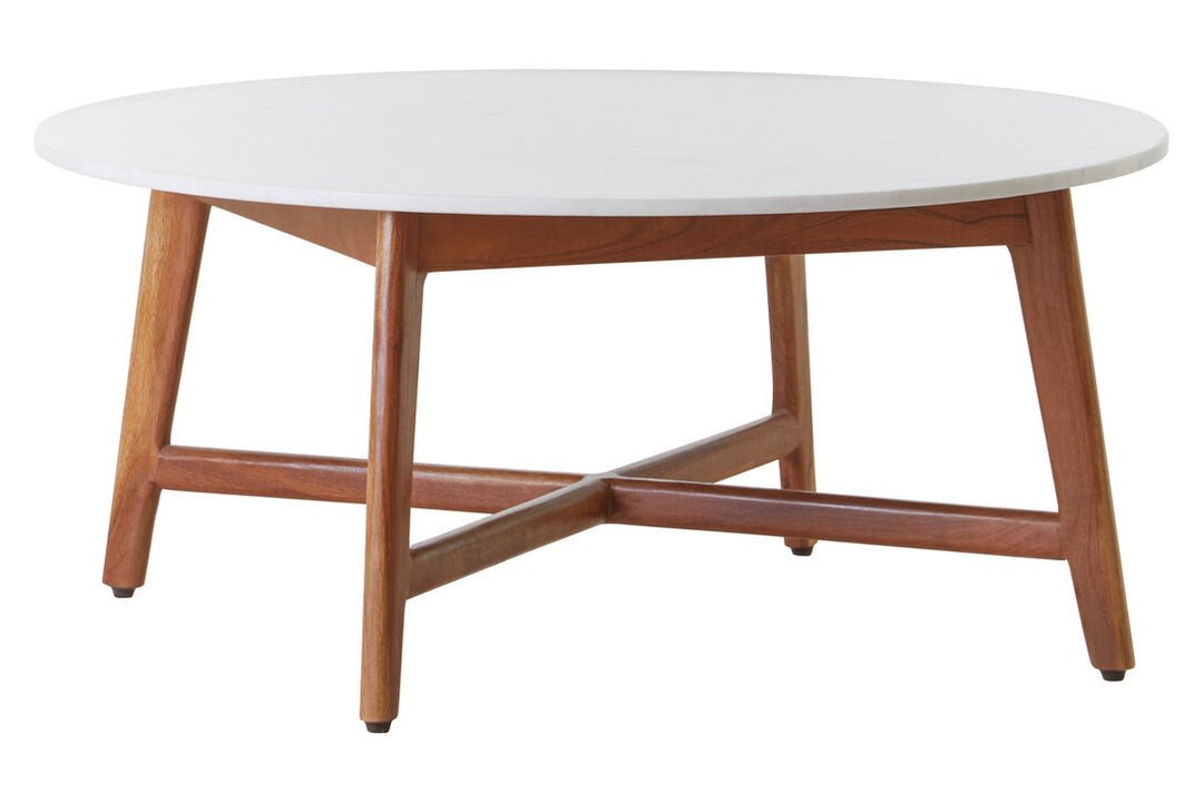 Isola Round Dining Table – Clear Glass