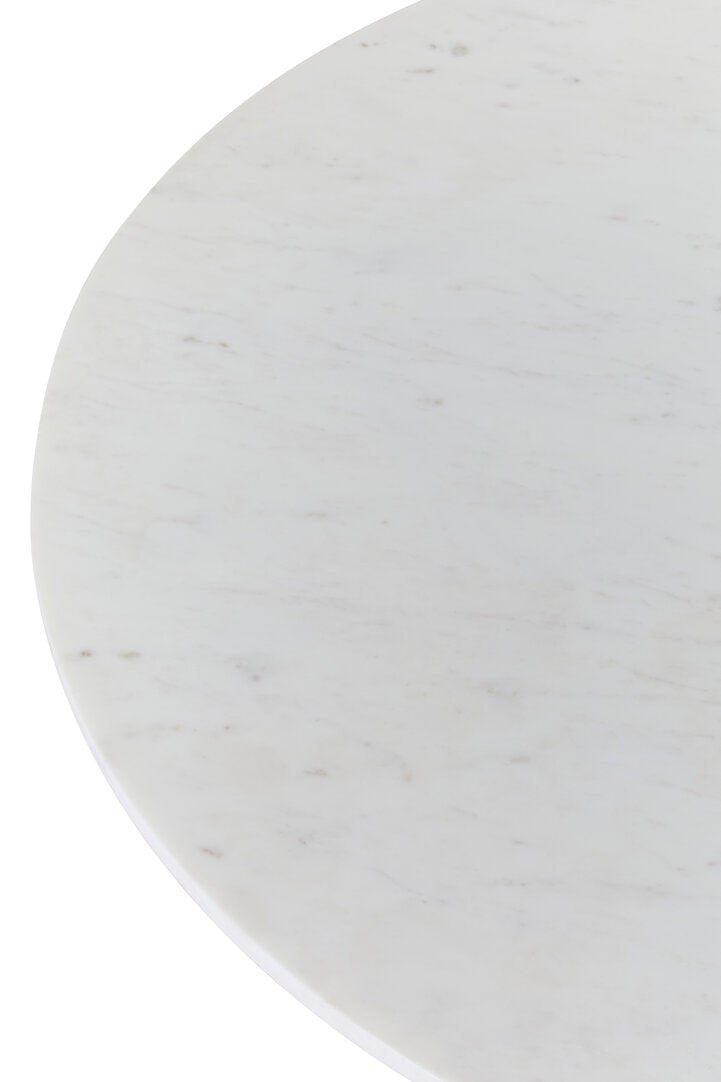 Isola Round Dining Table – Clear Glass