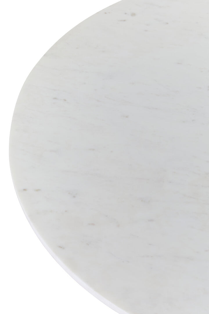 Isola Round Dining Table – Clear Glass