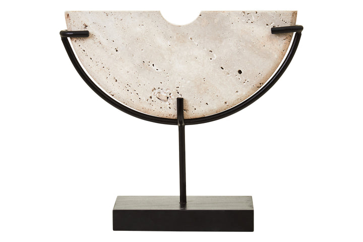 Corvessa Sculpture Travertine Small